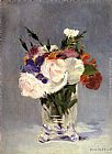 Flowers In A Crystal Vase by Eduard Manet